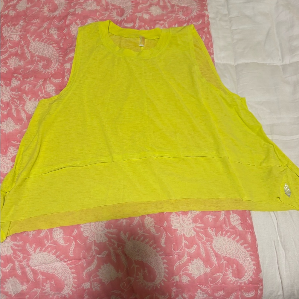 FP Movement by Free People Neon Yellow Tank Top